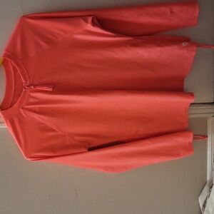 Athletic Jacket Front 1/2 Zipper Color Watermelon size med 8-10 womens